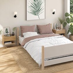 Compact Floating Bedside Cabinets Set of 2