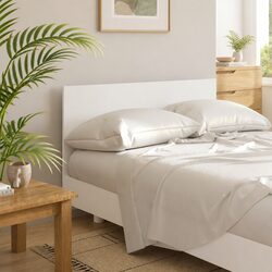 Compact and Stylish 160cm White Bed Headboard