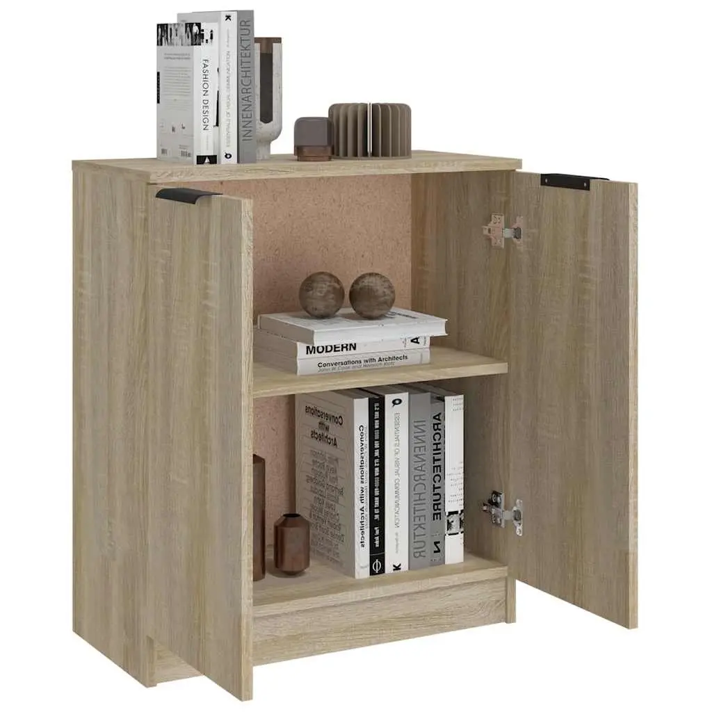 Engineered Wood Sideboard Brown 60x30x70cm Storage Cabinet Living Room Furniture