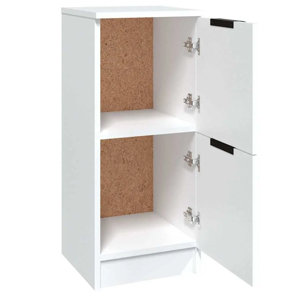 Sideboard Cabinet White 30x30x70 cm 2 Piece Storage Furniture Living Room Bedroom