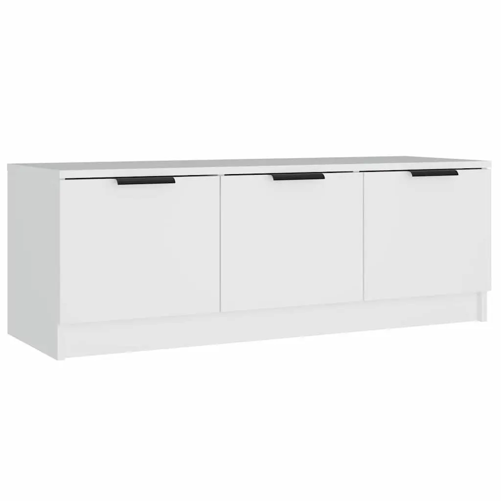 White TV Cabinet with Storage Solutions