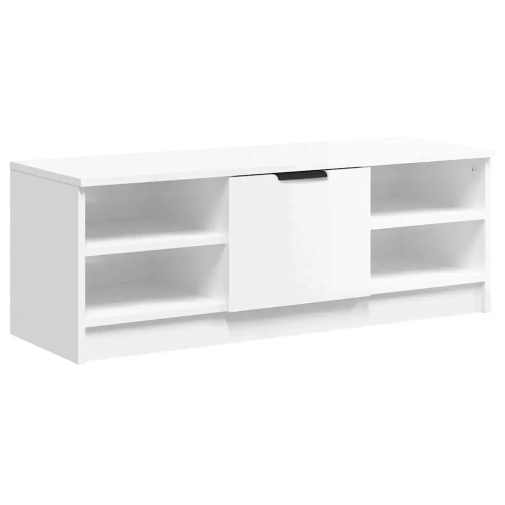 High Gloss White TV Storage Cabinet
