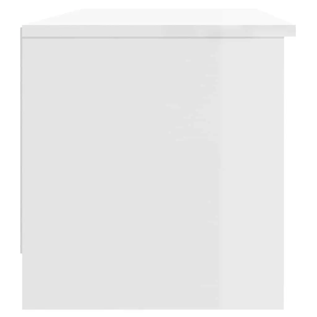 High Gloss White TV Storage Cabinet