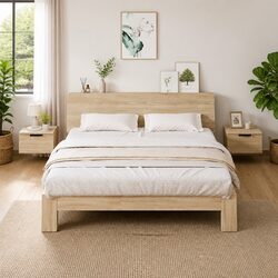 Compact Wall-Mounted Bedside Cabinet - Simple Yet Effective