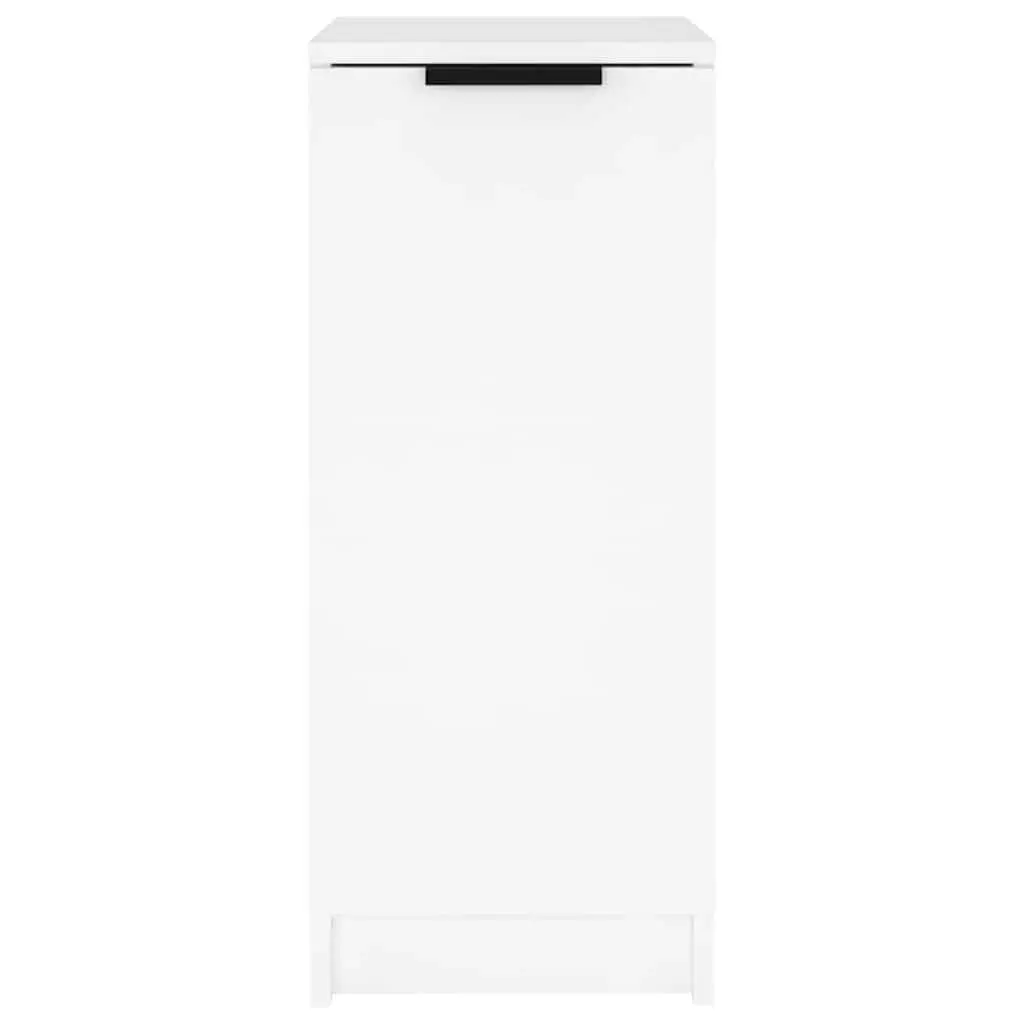 Shoe Storage Cabinet White 30x35x70 cm Engineered Wood Organizer with Door and Shelves