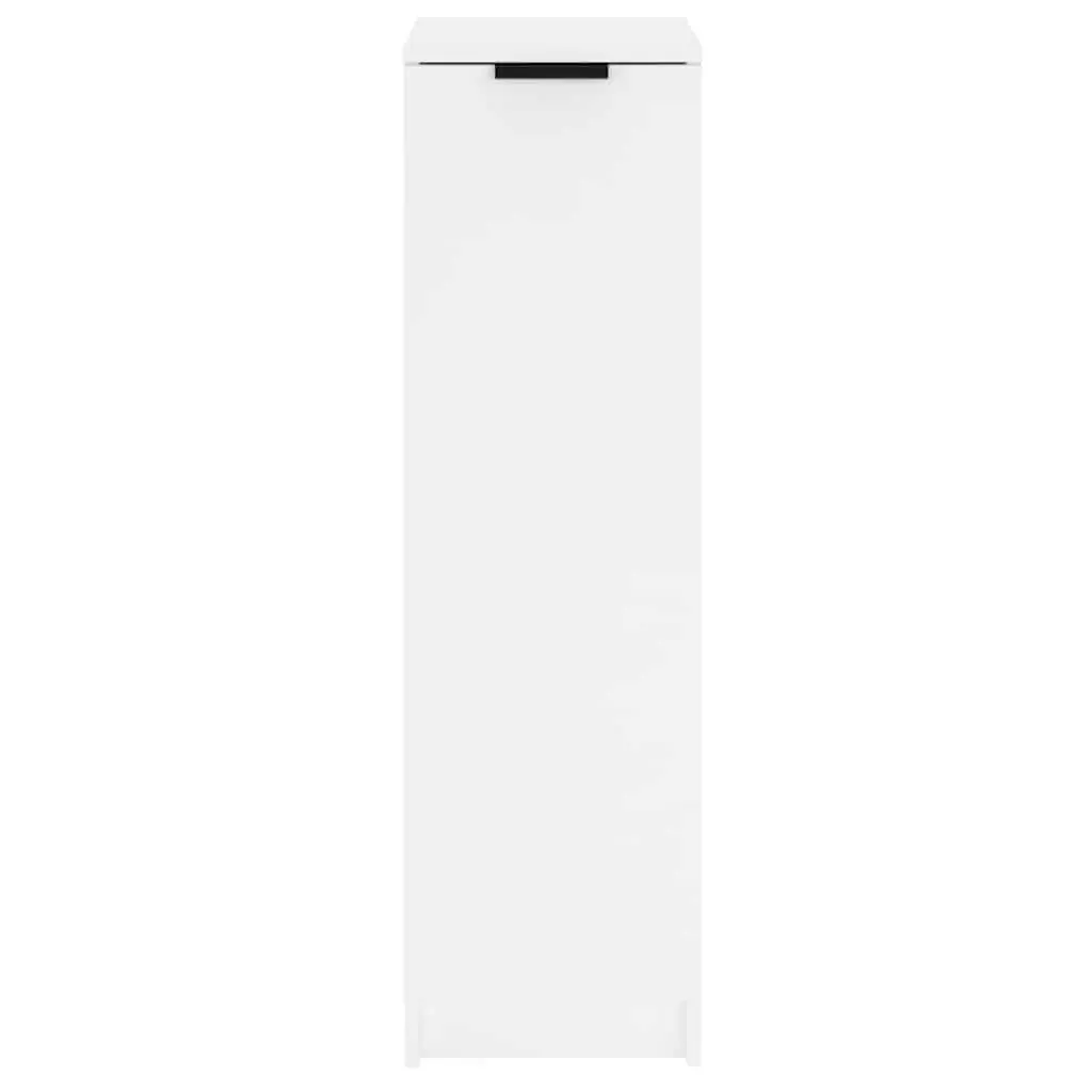 Shoe Cabinet White Engineered Wood Door Shelves Organiser Home Furniture
