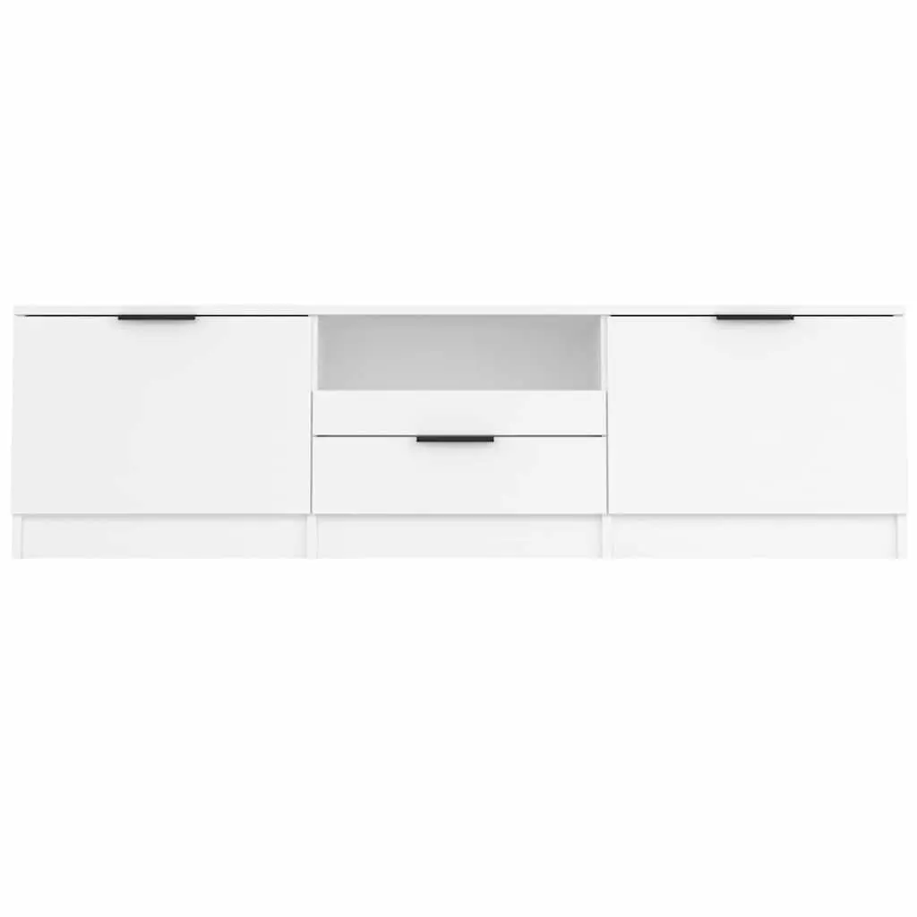 TV Cabinet in White with 3 Storage Areas