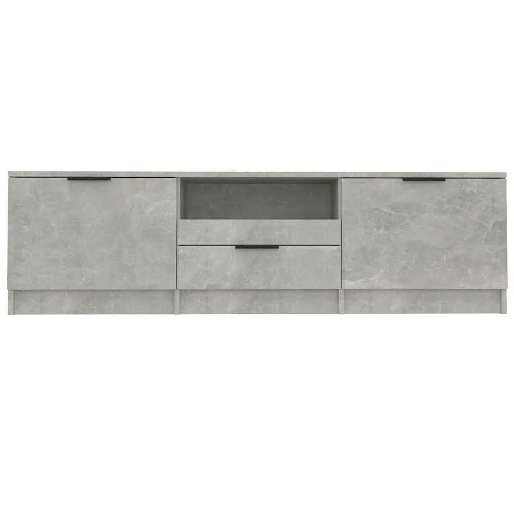 Grey TV Cabinet with Spacious Storage Options