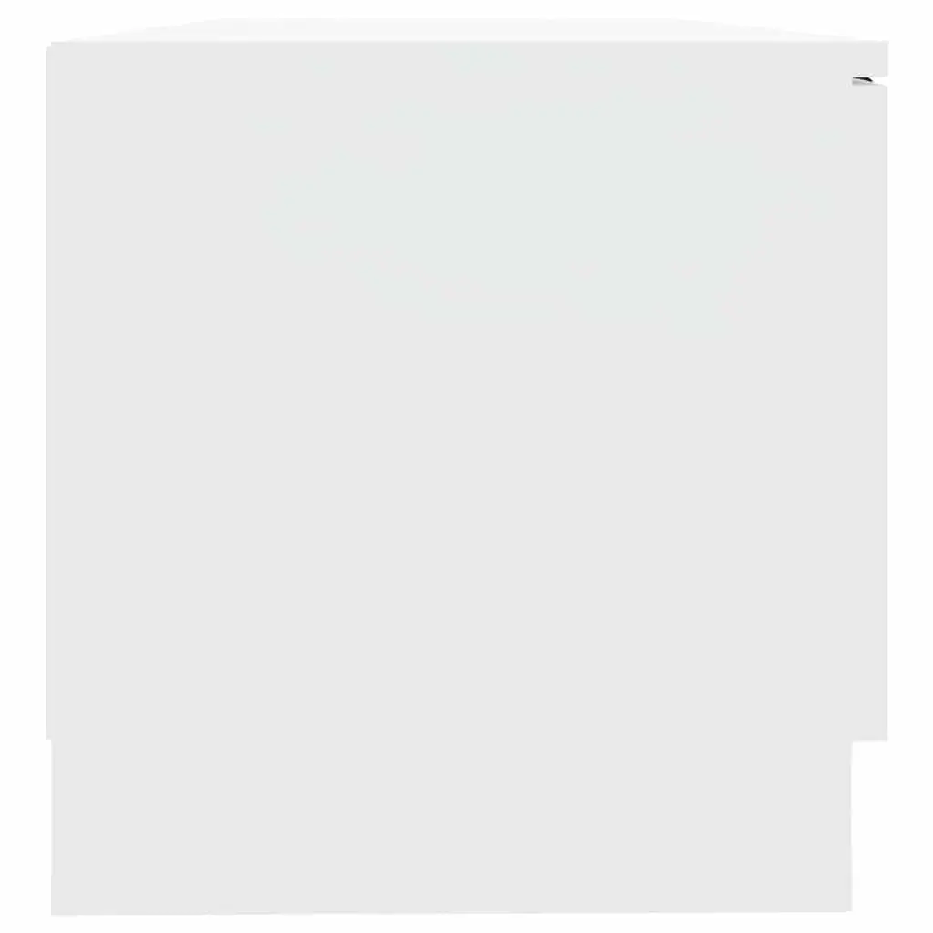 White TV Storage Cabinet with Smooth Finish