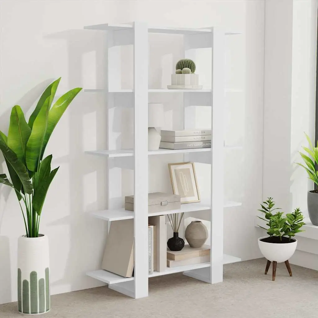 Book Cabinet White 100x30x160cm Room Divider Shelving Unit Storage Organizer