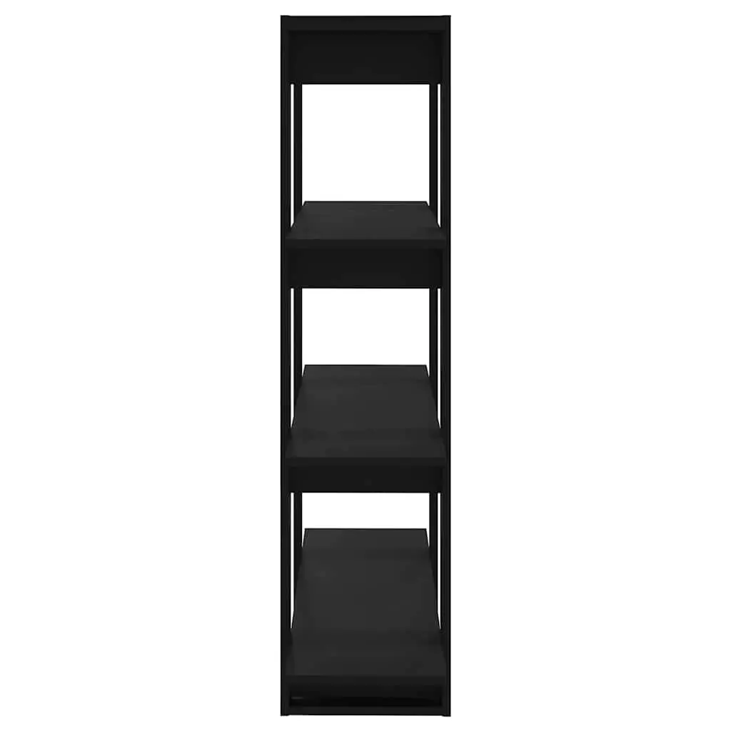 Black Book Cabinet Standing Shelf Storage Organiser Room Divider