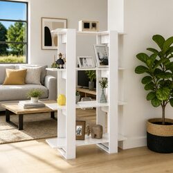 White Wooden Book Cabinet: A Sturdy Storage Solution