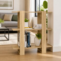 Compact Wooden Book Cabinet for Stylish Organization