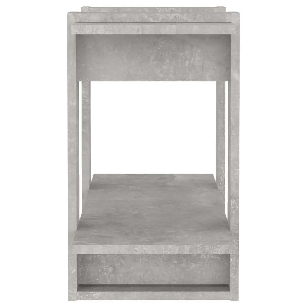 Book Cabinet Grey 80x30x51cm Room Divider Storage Shelf Bookshelf Stand