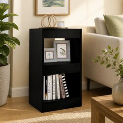 Black Book Cabinet 40x30x72cm