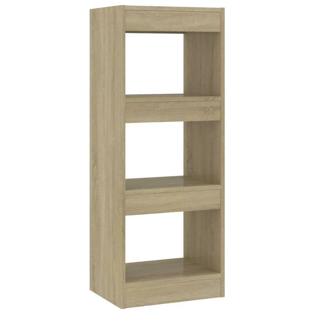Book Cabinet Brown Wooden Room Divider Shelving Unit Storage Organiser