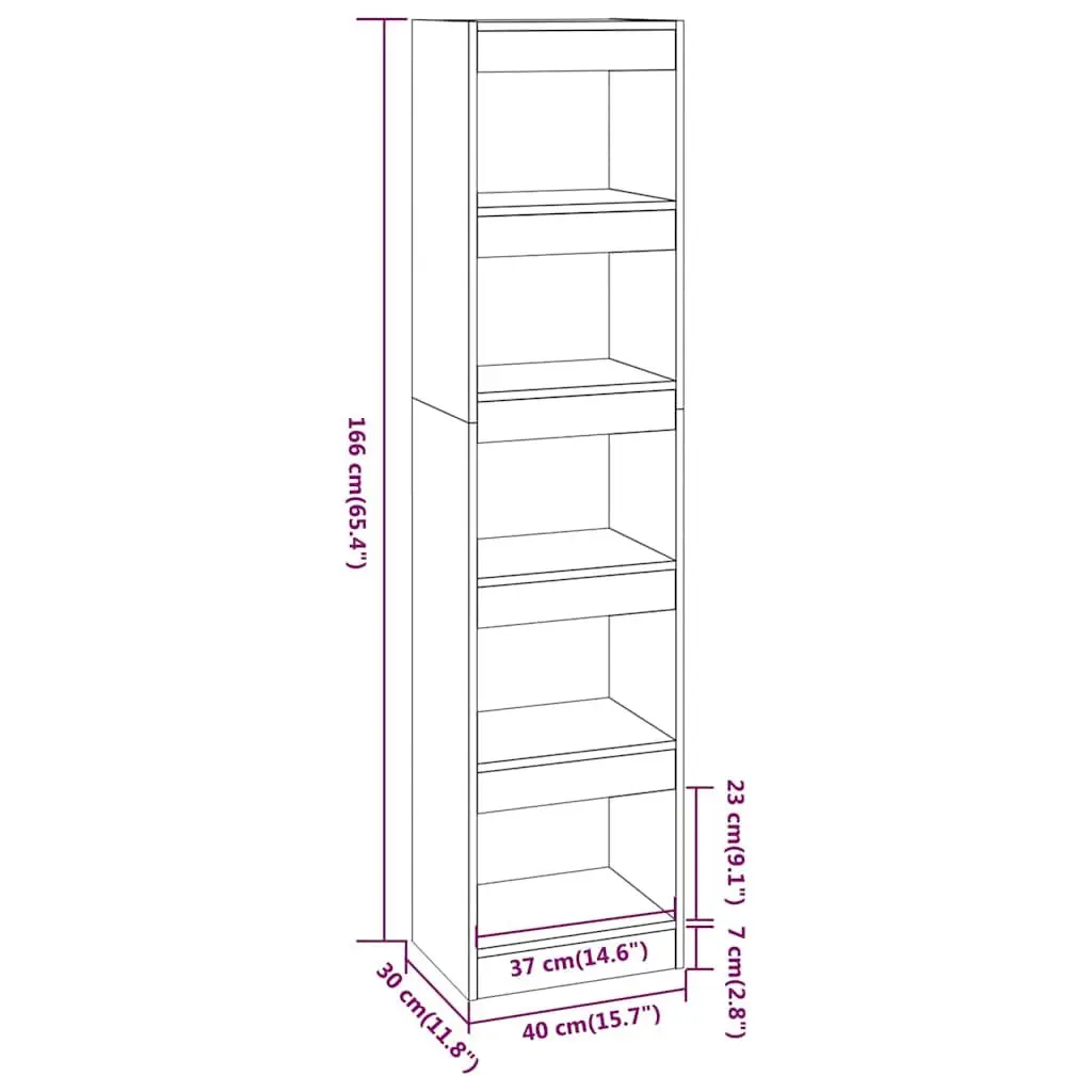 Book Cabinet Grey Room Divider Storage Shelf Bookcase Shelving Unit