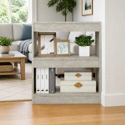 Grey Book Cabinet for Smart Storage