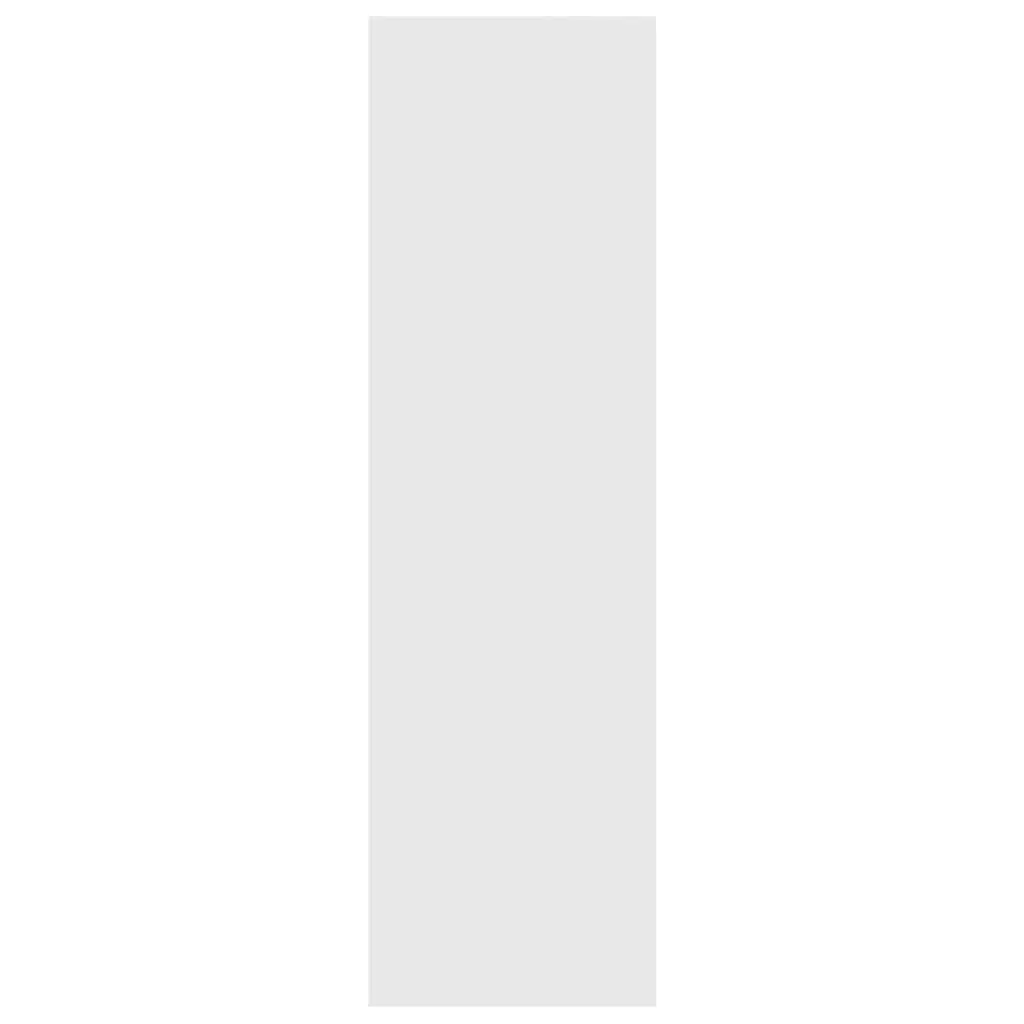 Book Cabinet White 80x30x103cm High Gloss Storage Shelving Unit Room Divider