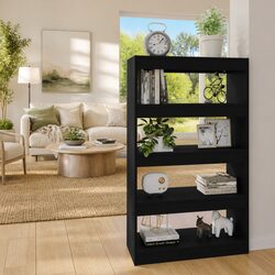 Black Book Cabinet with Plenty of Storage