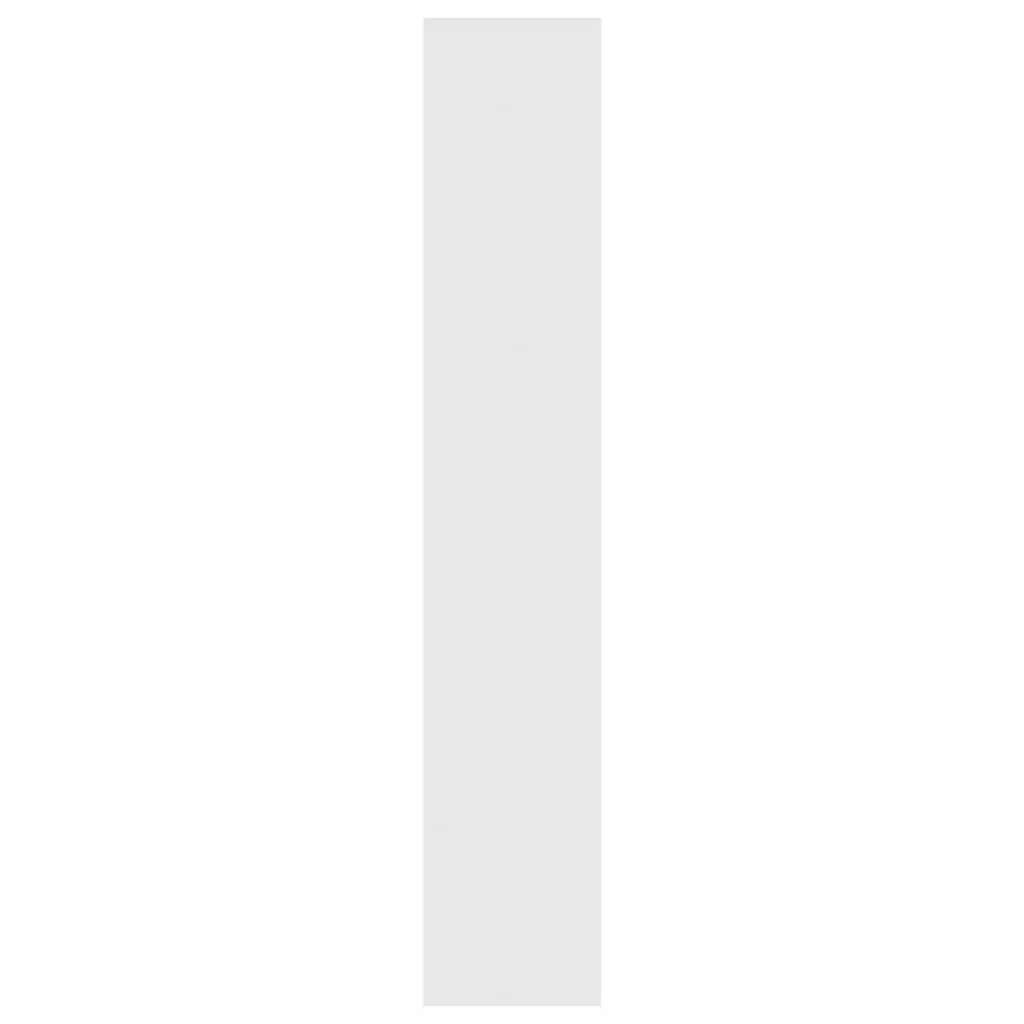 Bookshelf White 80x30x166cm Engineered Wood Room Divider Storage