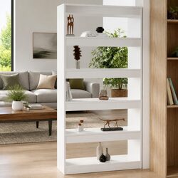 High Gloss White Book Cabinet