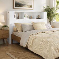 Wall-Mounted Headboard Cabinet