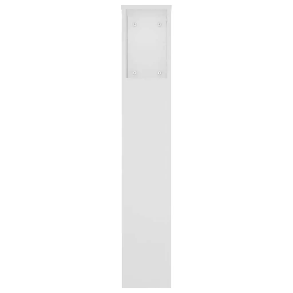 Headboard Cabinet White 180cm Bedroom Storage Wall-Mounted Organiser