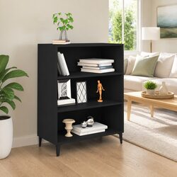 Compact Black Sideboard with Practical Storage