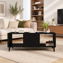 Coffee Table: Strong and Stylish with Storage Compartment