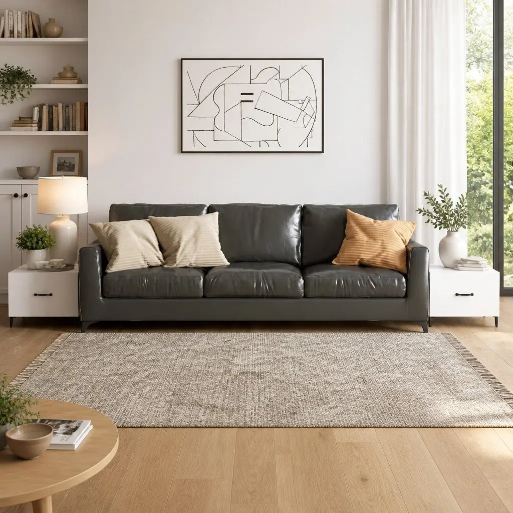 Coffee Tables High Gloss White 50 x 50 x 40 cm Metal Legs 2 Piece Set