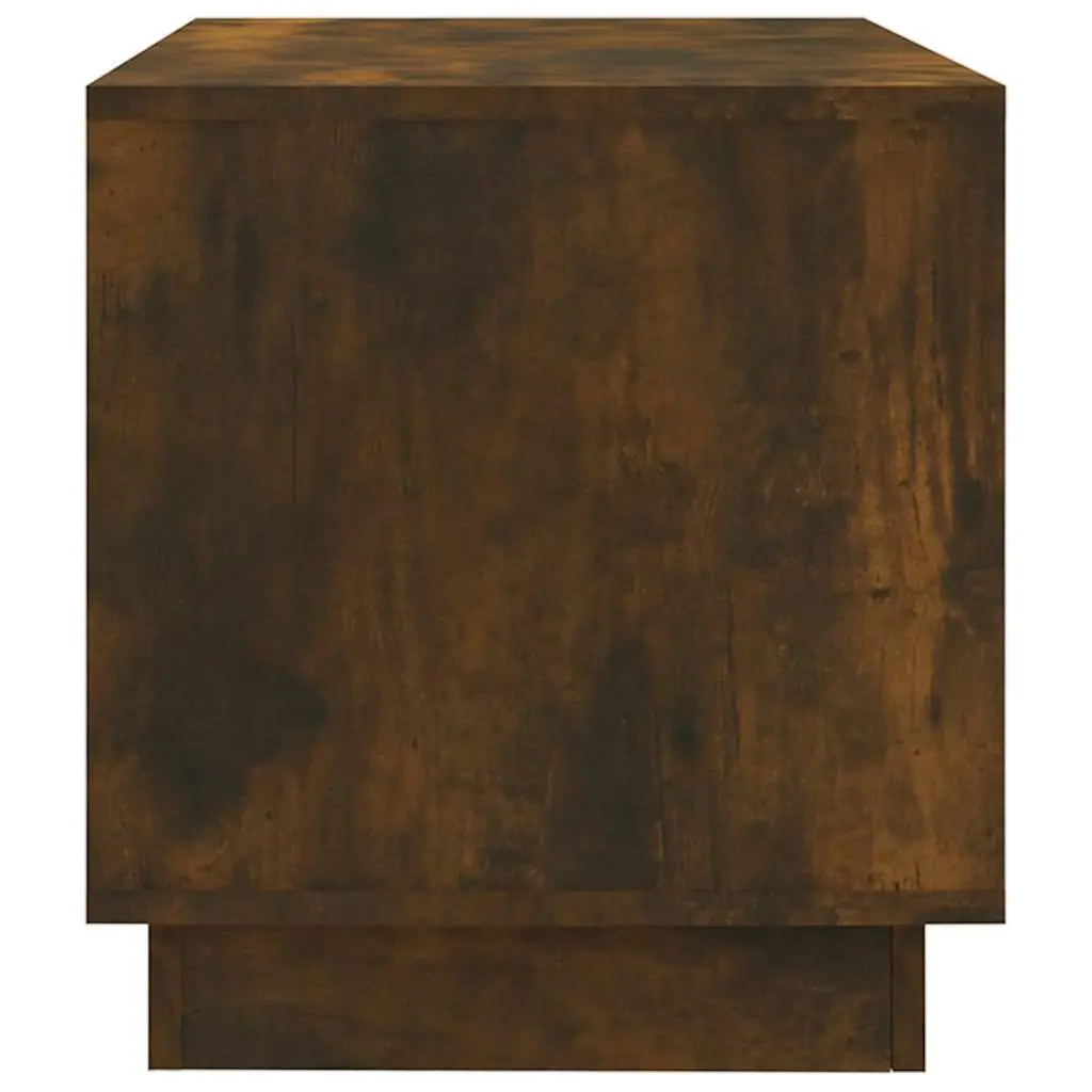 Brown TV Cabinet with Drawers and Open Space