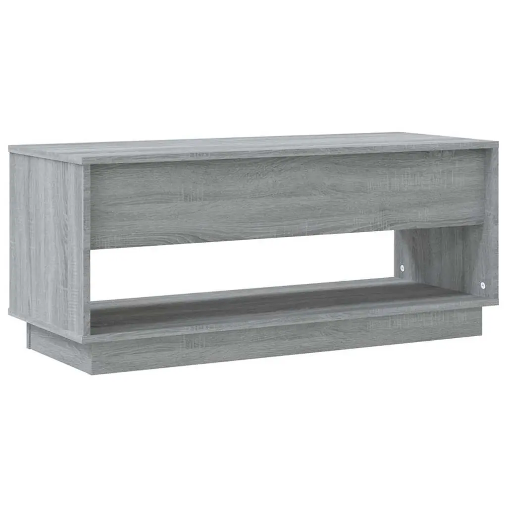 TV Cabinet Grey Sonoma Engineered Wood Living Room Media Storage Lowboard