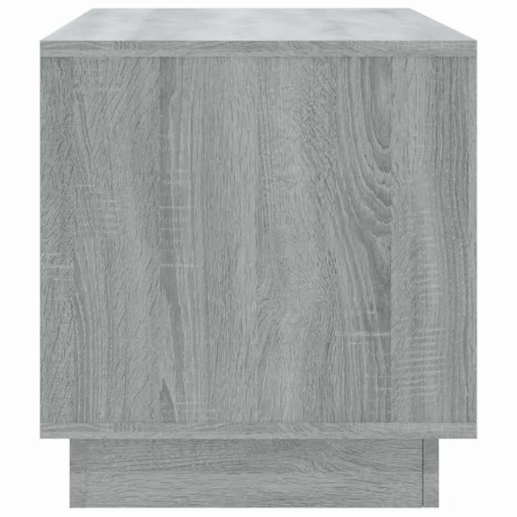TV Cabinet Grey Sonoma Engineered Wood Living Room Media Storage Lowboard