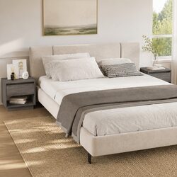 Compact and Durable Grey Sonoma Bedside Cabinets