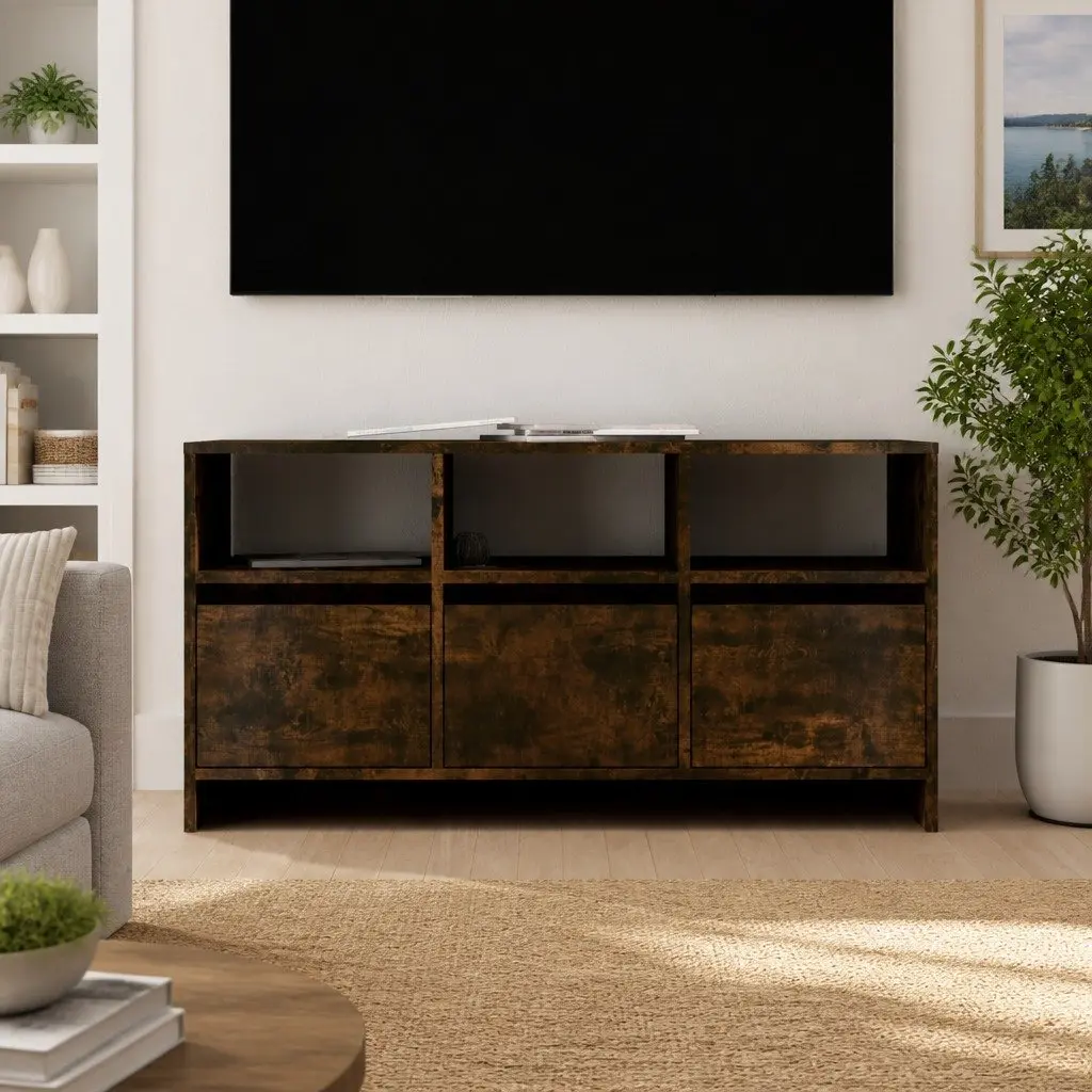 Brown TV Cabinet with Ample Storage