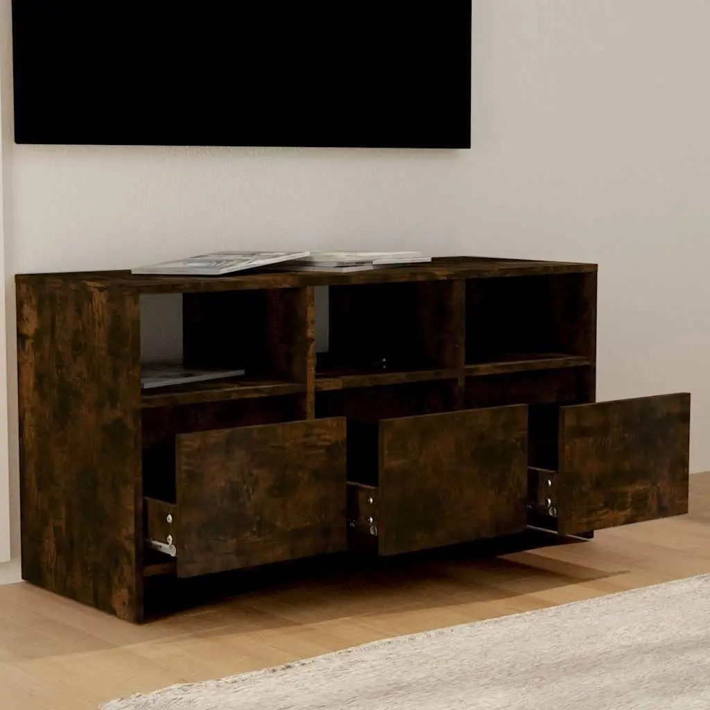 Brown TV Cabinet with Ample Storage