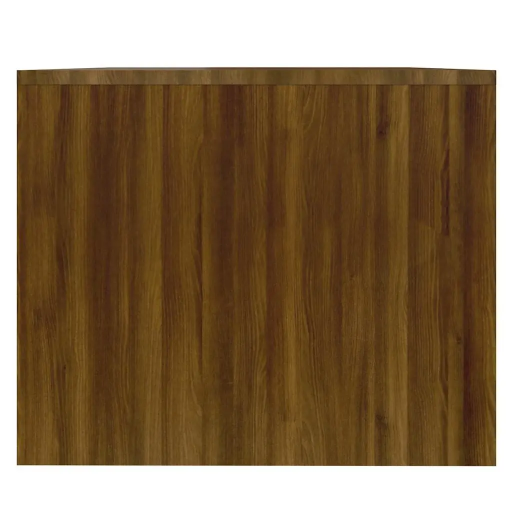 Coffee Table Brown Oak with Storage Drawers Modern Living Room Furniture