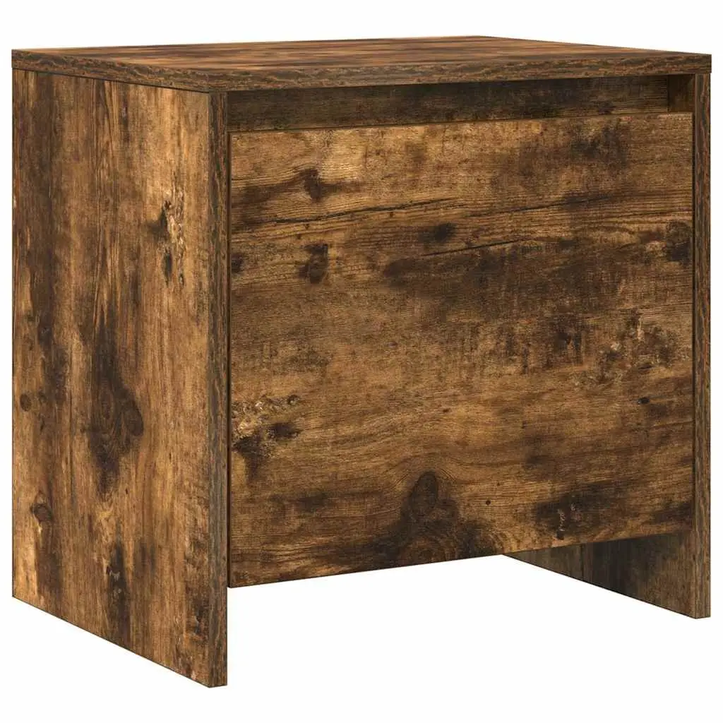 Bedside Cabinet with Door Storage Nightstand Brown Bedroom Furniture