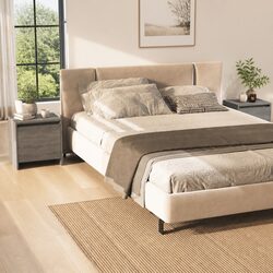 Bedside Cabinet Grey Sonoma 45x34x44.5 cm Nightstand Storage Bedroom Furniture