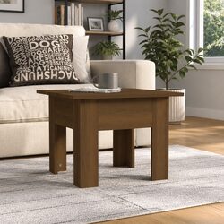 Brown Coffee Table 55x55x42cm—Stylish and Functional