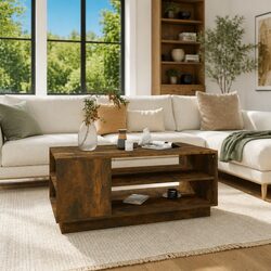 Sturdy Coffee Table with Modern Design and Storage