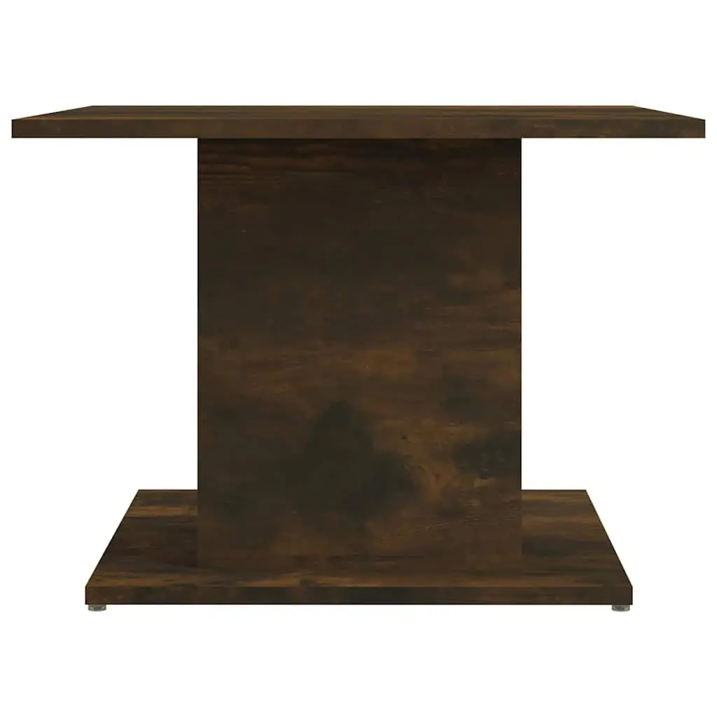 Coffee Table Brown Smoked Oak Engineered Wood Living Room Accent Furniture