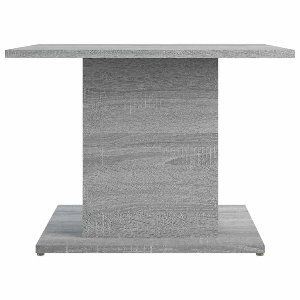 Coffee Table Accent Furniture Grey Engineered Wood Easy to Clean 55.5 x 55.5 x 40 cm Living Room Side End Table