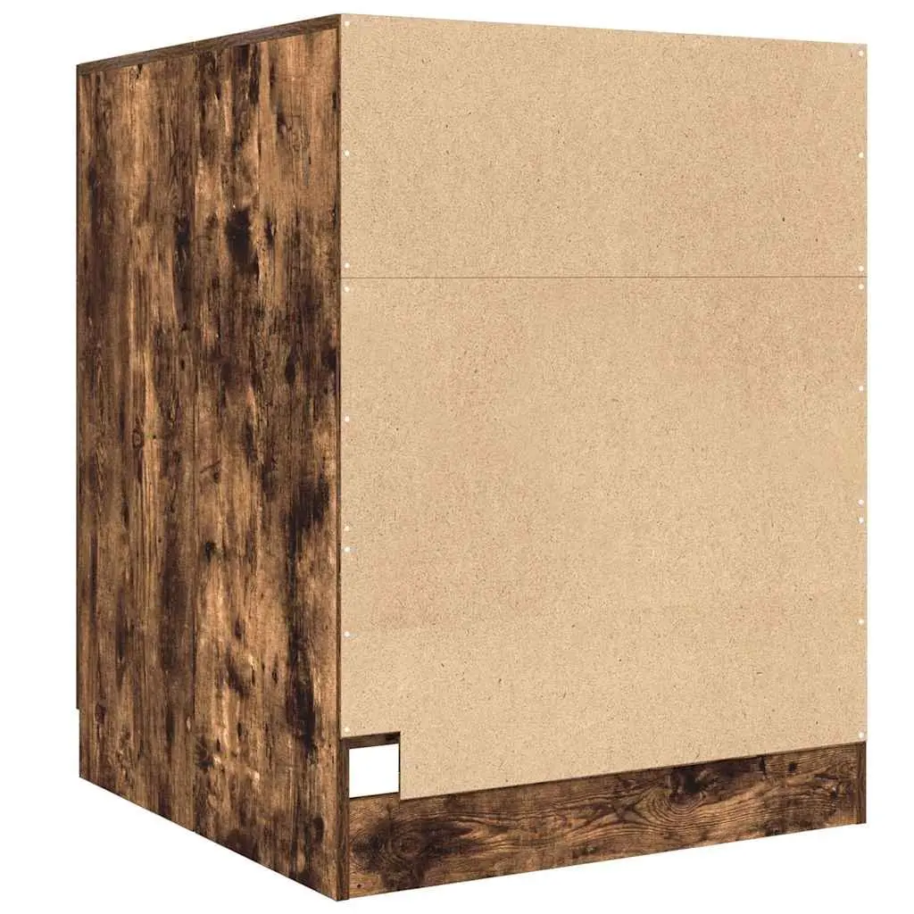 Bathroom Storage Cabinet Smoked Oak 71x71.5x91.5cm Organiser