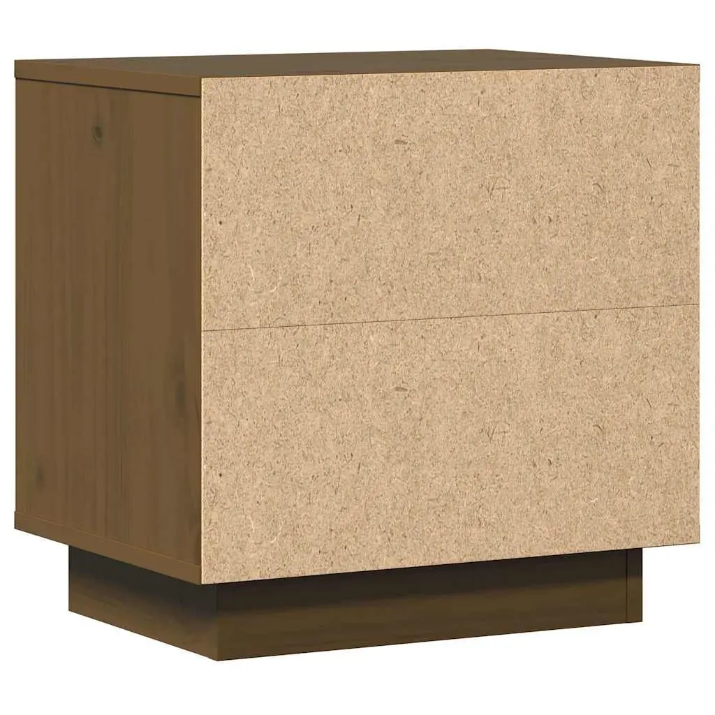 Bedside Cabinets Brown 40x30x40 cm Solid Wood Pine Storage Tables 2 Piece