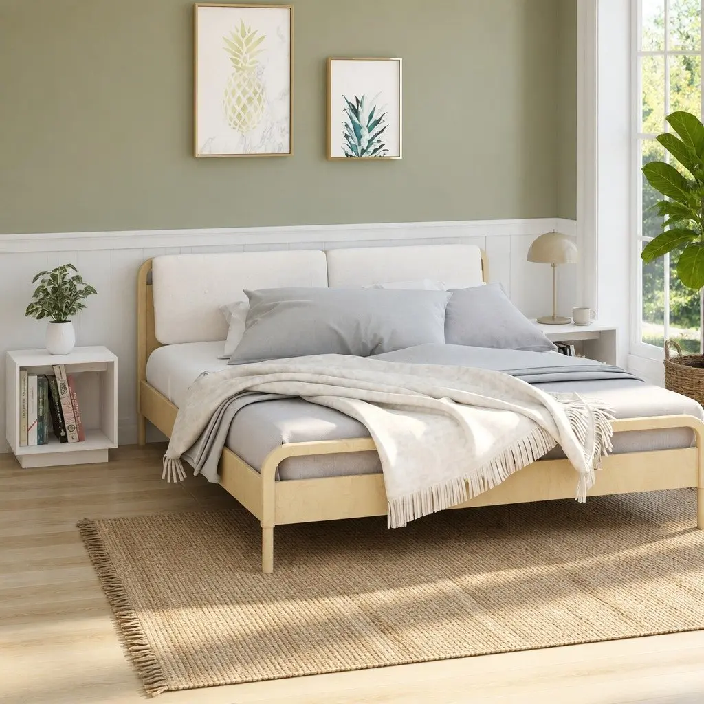 Bedside Cabinets White 40x30x40 cm Storage Side Tables
