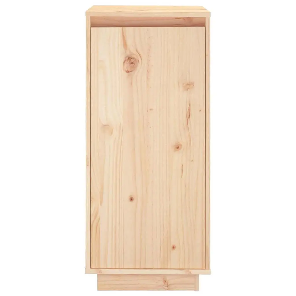 Wooden Shoe Cabinet Brown 35W x 35D x 80H cm Sturdy Construction for Organising Footwear