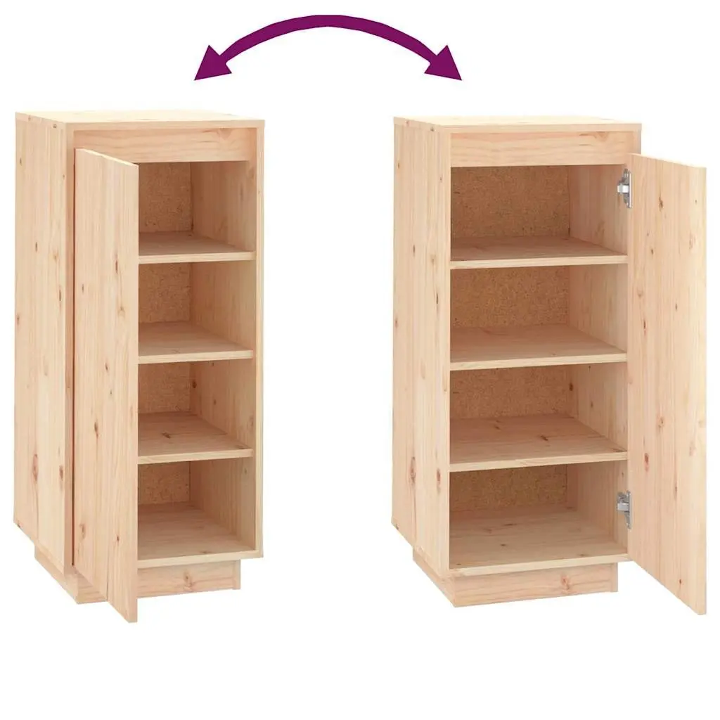 Wooden Shoe Cabinet Brown 35W x 35D x 80H cm Sturdy Construction for Organising Footwear
