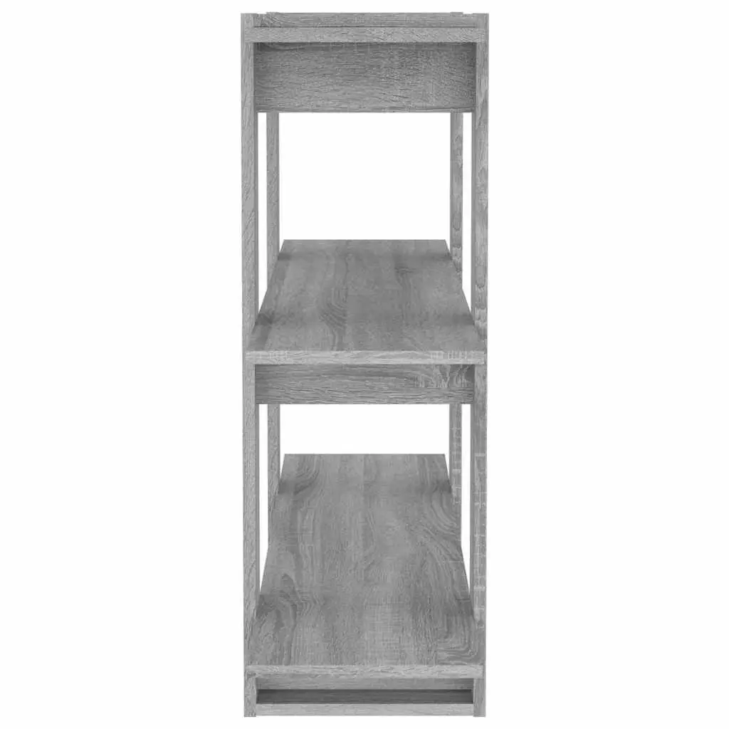 Book Cabinet Grey 100x30x87cm Room Divider Storage Organiser